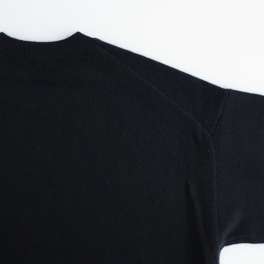 BABY CASHMERE KNIT P/O #TOP BLACK [A25AP02BC]