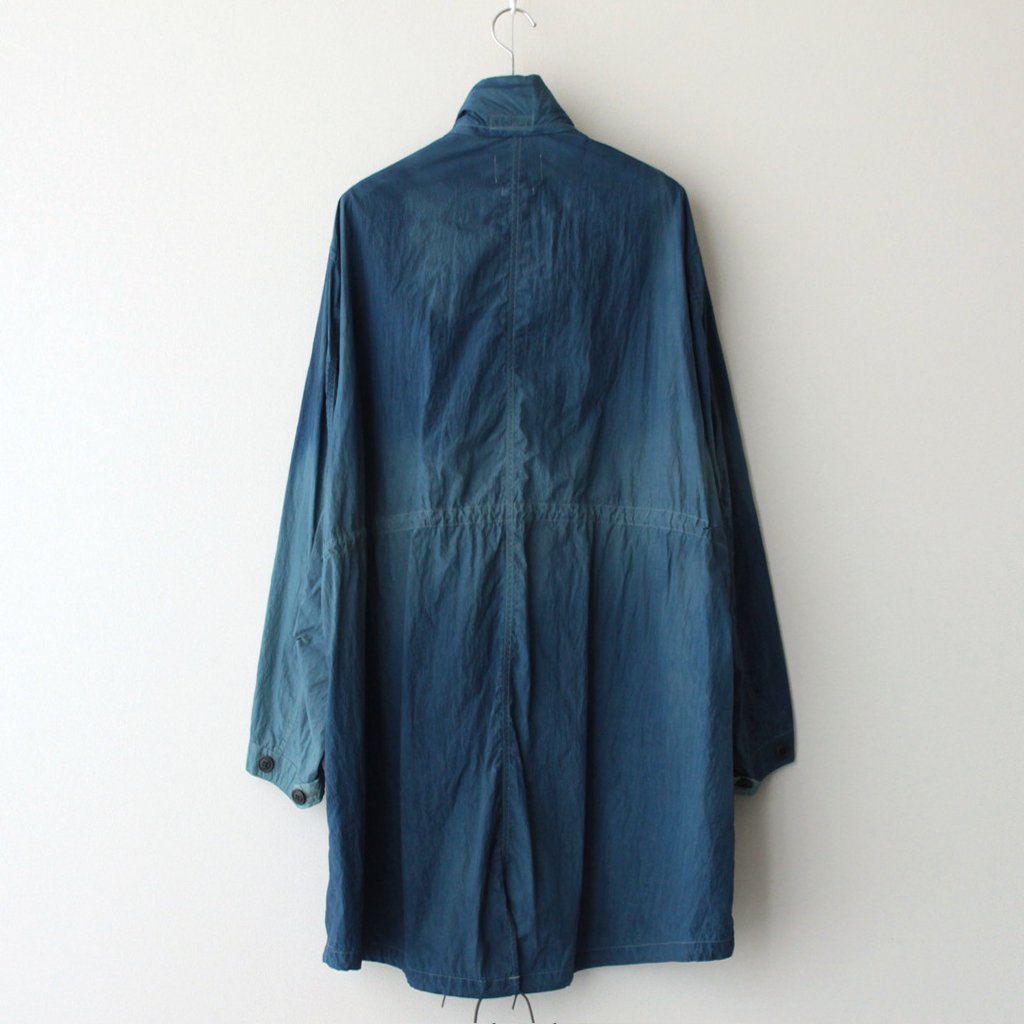 SPRAY PRINTED NYLON SNOWPARKA #OCEAN BLUE [YK23SS0462C]