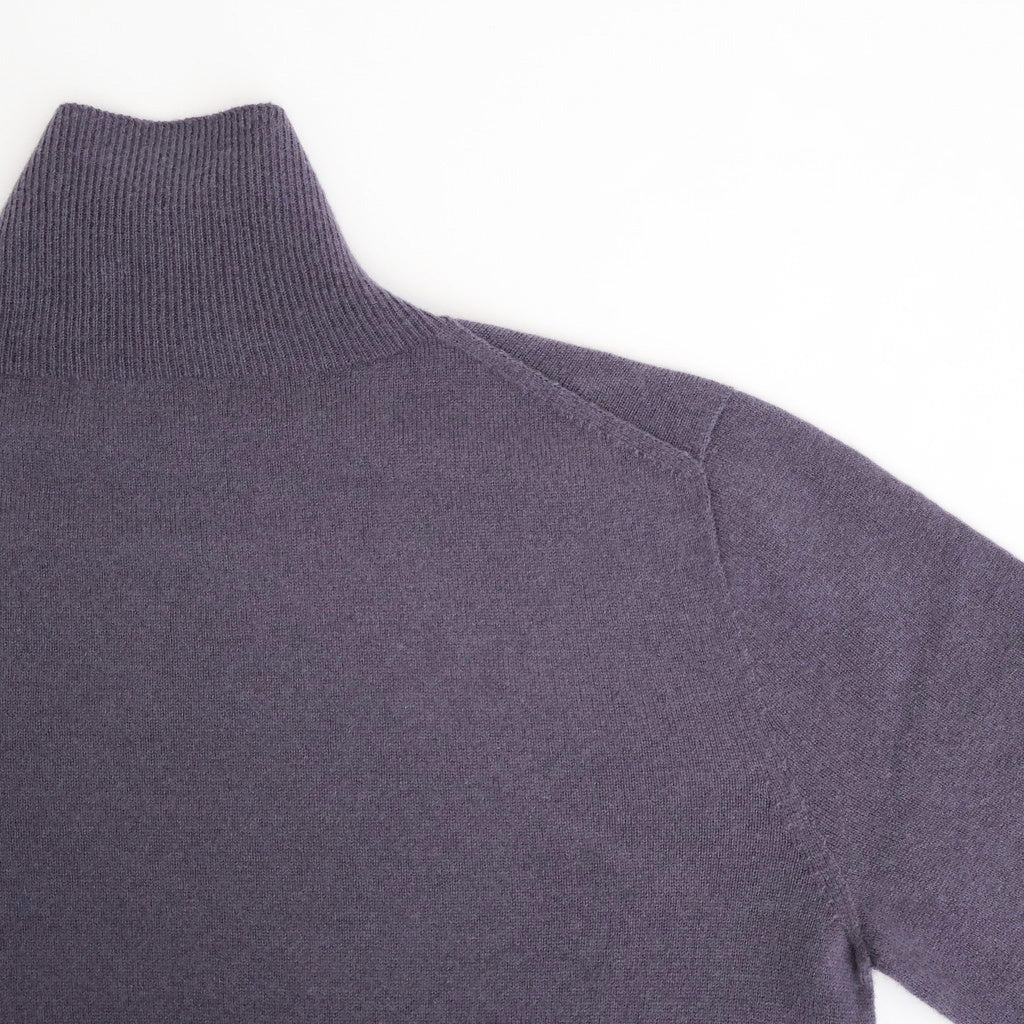 Wool Cashmere Turtle Knit #S/BLU [12520537]