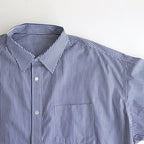 CORPORATE UNIFORM L/S SHIRT #BLUE STRIPE [FSC254-50021B]