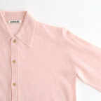 HIGH GAUGE SOFT CASHMERE KNIT SHIRT CARDIGAN #LIGHT PINK [A26AC03SM]