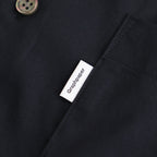 Solotex Twill S/S Oversized Box Shirt #NAVY [GM251-50323B]