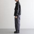 Leather Flight Jacket #BLACK [YK25FW01017B]