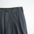 よそいきシンプル2タックワイドPT #GRAY STRIPE [D226-P153]