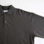 AZUMA Terry Pullover Polo Sweat #GRAY [GU263-70251B]