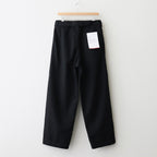 Selvage Denim Belted Pants #BLACK WASHED [GU251-40192RB]