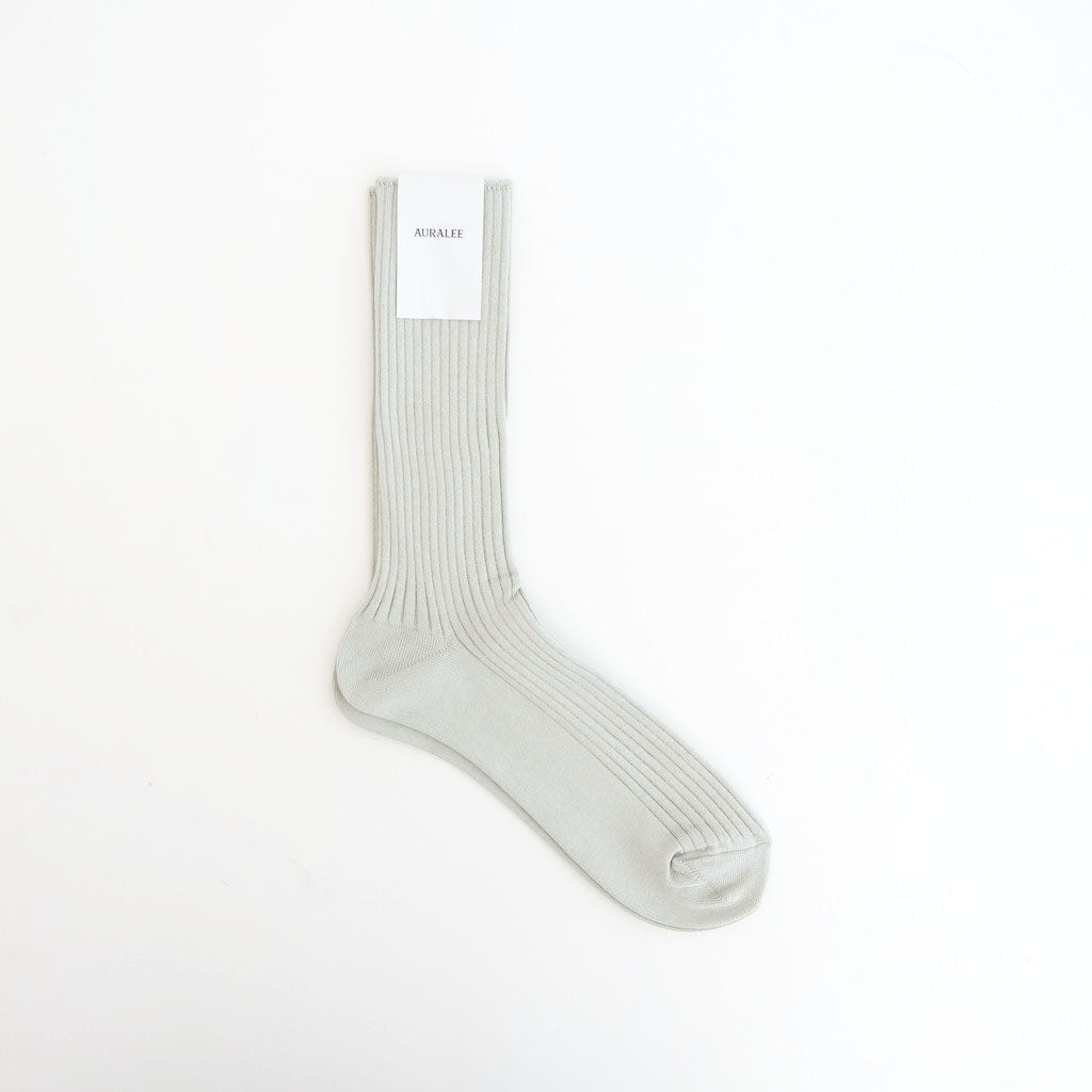 GIZA HIGH GAUGE SOCKS #PALE GREEN [A00S02SX-W]