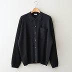 Crepe Knit Shirt #BLACK [2601-006]
