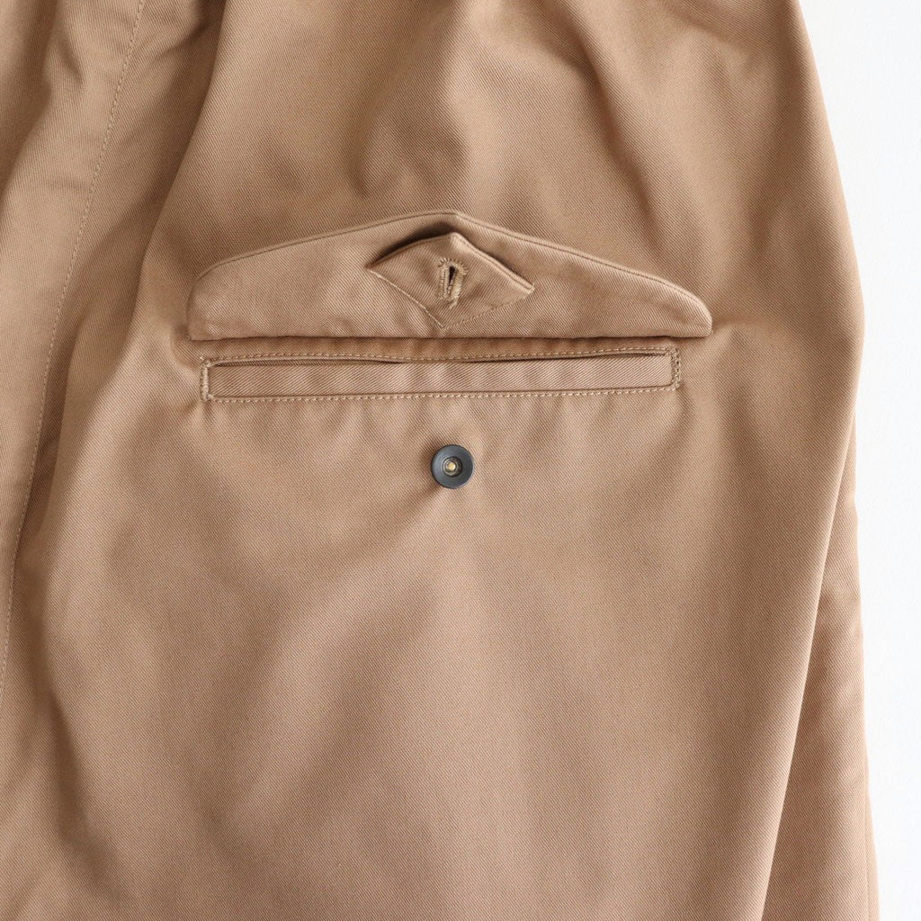 FB1PT - TC・ハイカウントスタンダードチノ テーパードパンツ #12 Beige [SN_FR1201PF]