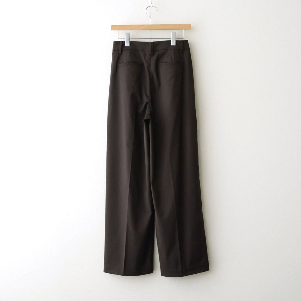 Lightweight Tuck Trousers #D/BRN [12610723]