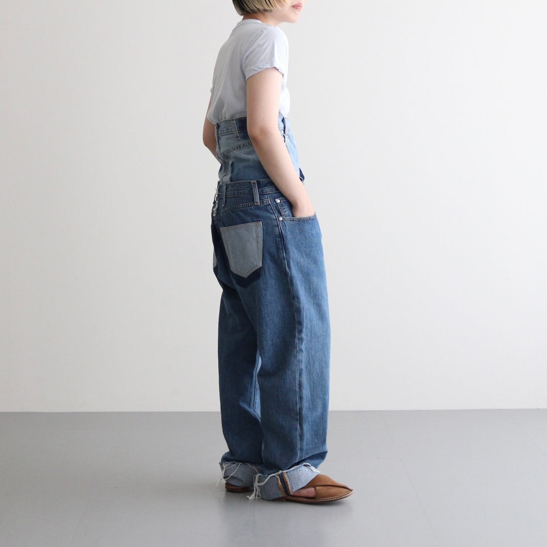 W WAIST DENIM PT #SIZE:2 C [Q25A-T018]
