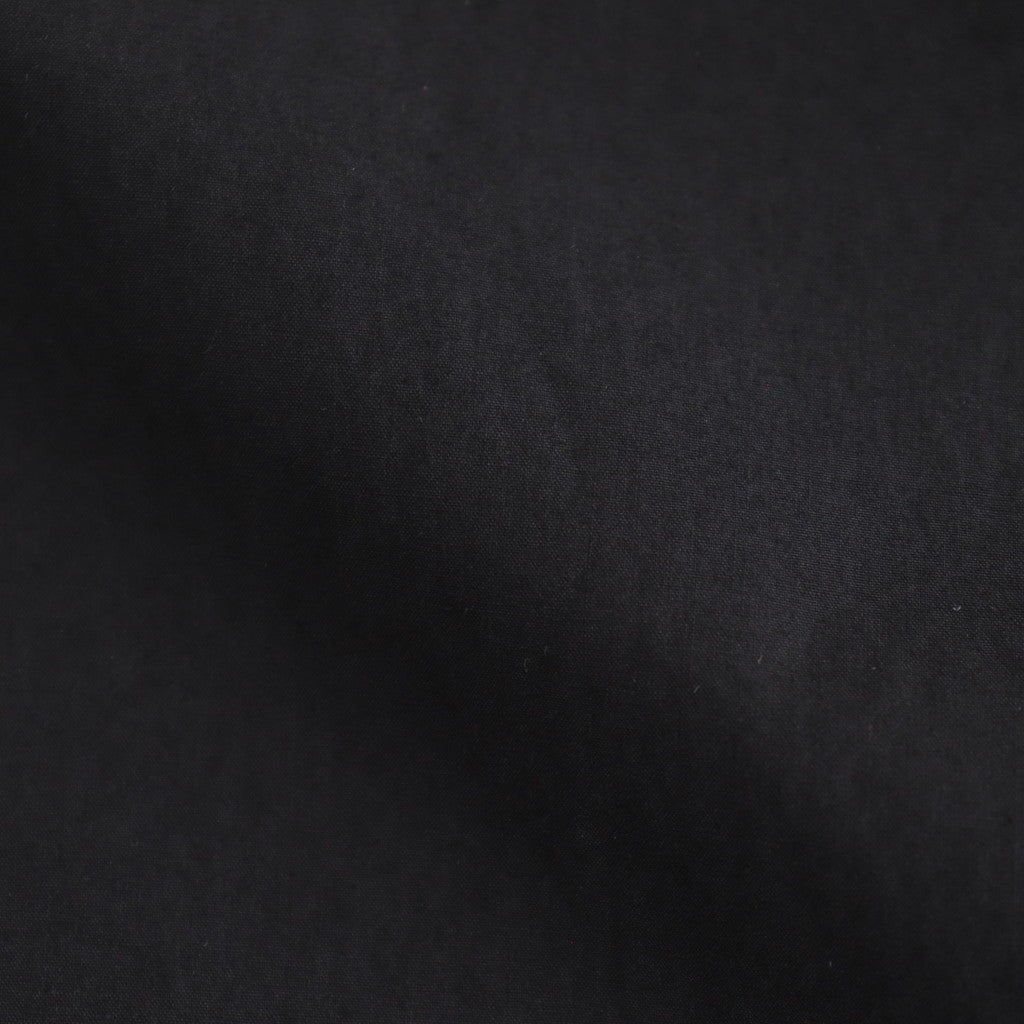 FHFSSH - コットン・ ポリコア タイプライター 半袖シャツ #95 Black [SN_FR0405SH]