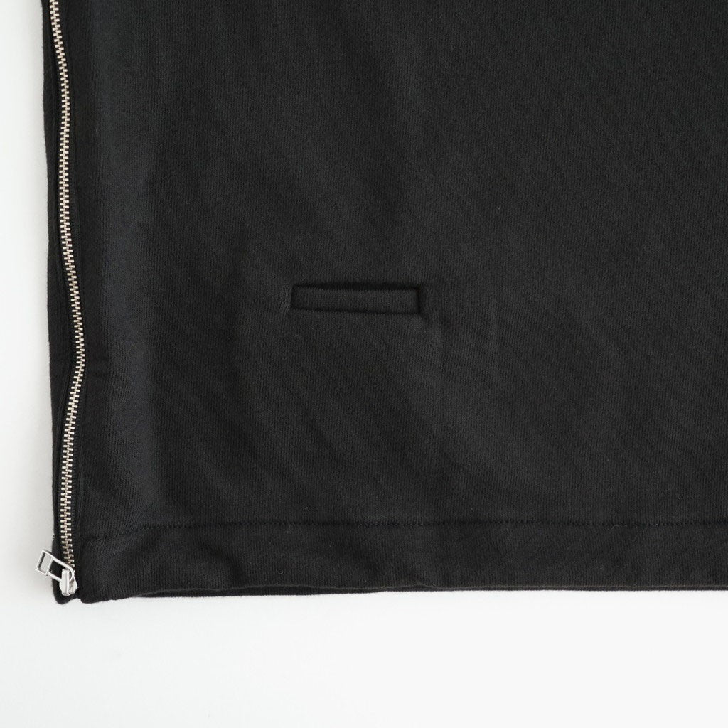 ハーフZipスウェットPO #BLACK [D226-T11101]