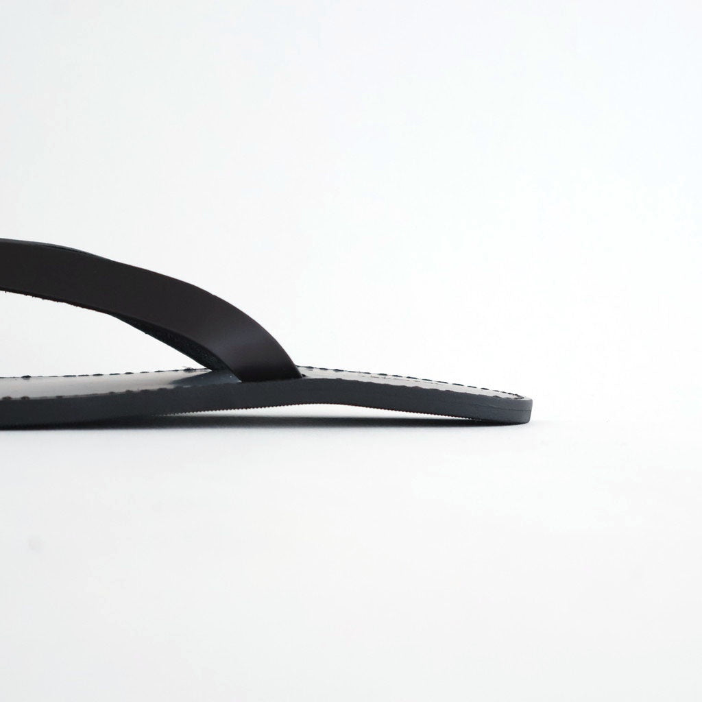 Leather Thong Sandals #D/BRN [12611018]