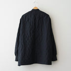 NCHRJK - ポリエステル&レーヨン・クリア ツイル・キルト チャイナジャケット #95 Black [SN_NC0401JK]