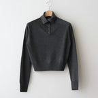 Front Botton Knit #C/GRY [12520535]