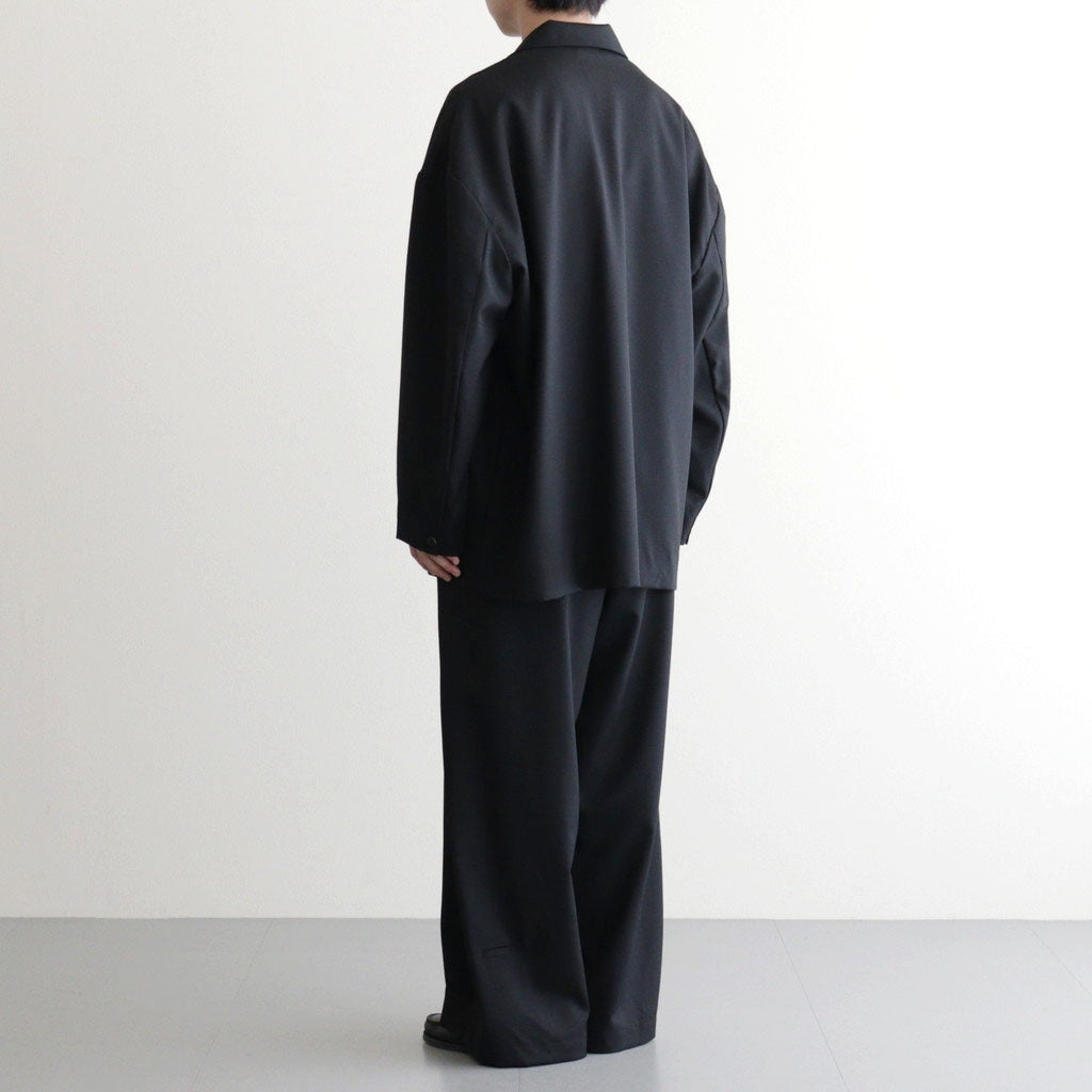 よそいきフォールドワイドPT #BLACK [D126-P157]