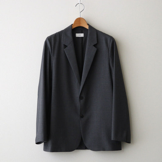 WOOL TROPICAL TAILORED JACKET #TOP GRAY [JKAGCW0700]