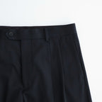 LIGHT WOOL MAX GABARDINE SHORTS #TOP BLACK [A26SP05MG]
