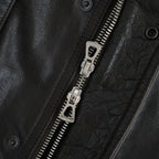 Leather Flight Jacket #Dark Brown [YK26FW01304B]