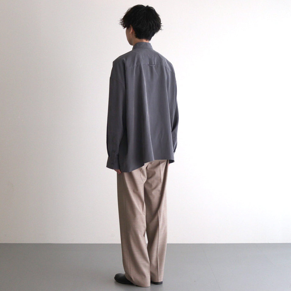 コードポケットロングSLシャツ-P #SUMI [D224-T781-P]