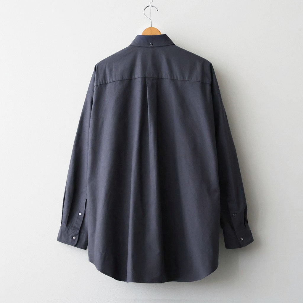 Oxford L/S Oversized B.D Shirt #GRAY [GM261-50021B]