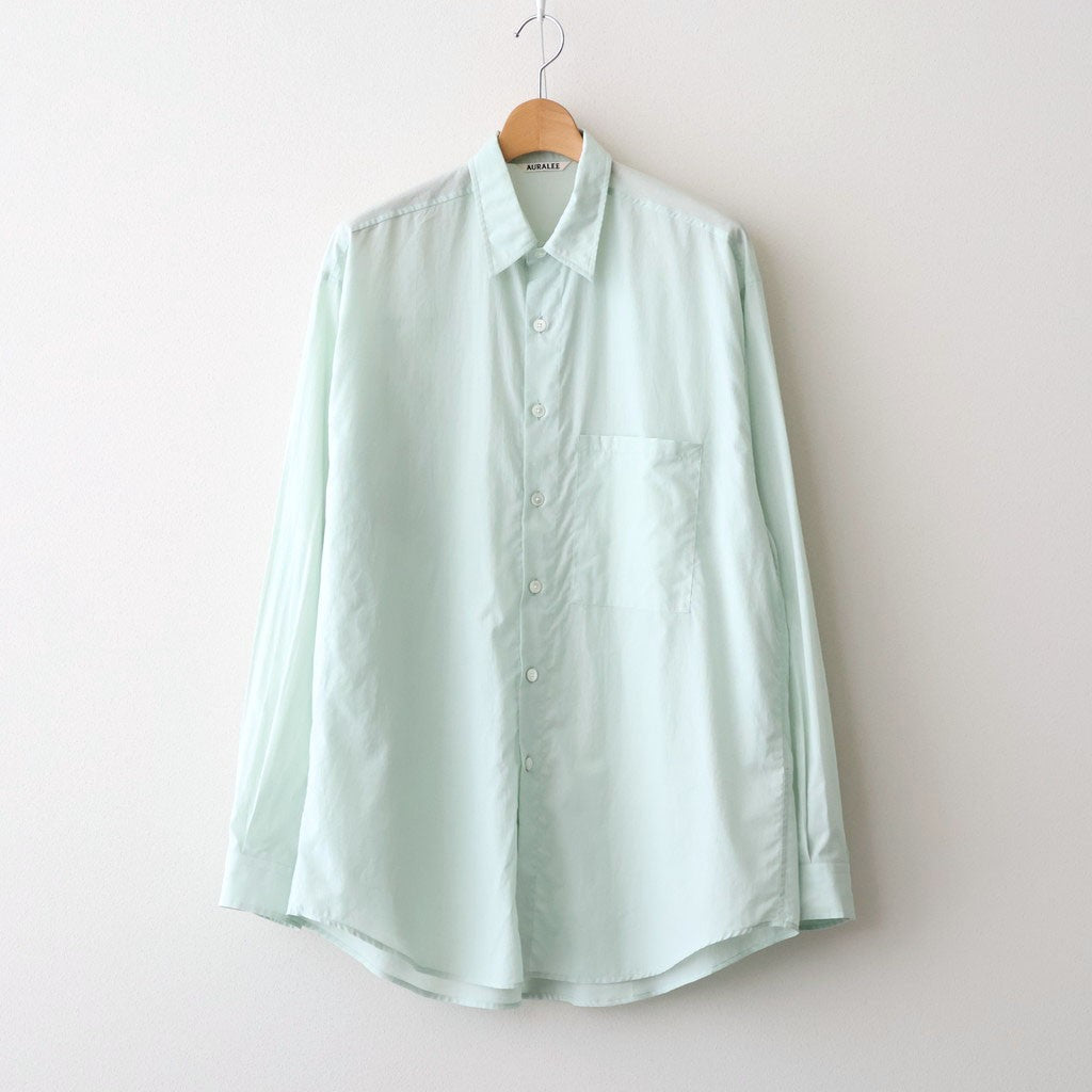 SUPER FINE COTTON LAWN SHIRT #PALE BLUE [A26SS02CL]