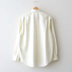 WASHED FINX TWILL SHIRT #VANILLA [A26SS04TN]