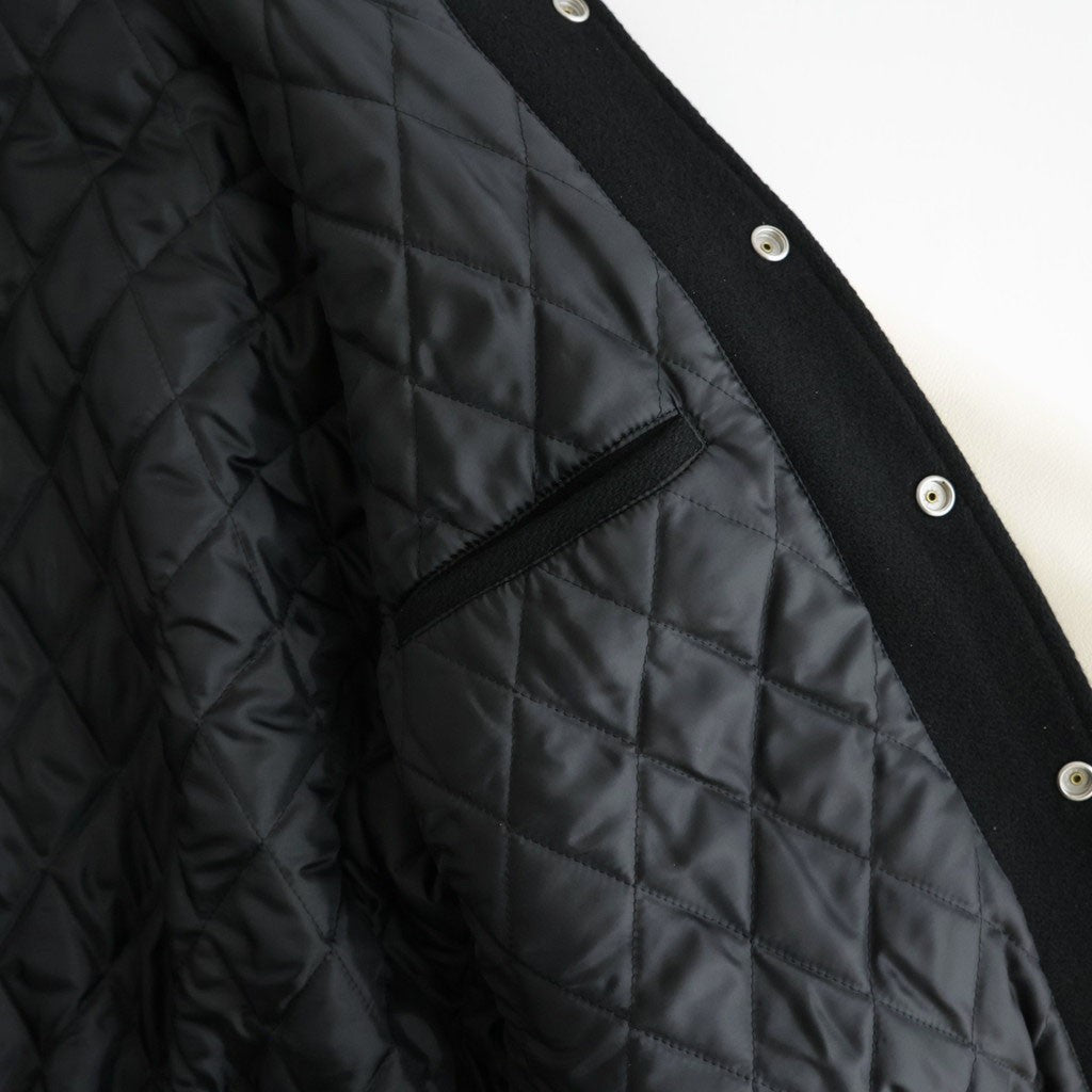 WOOL VARSITY JACKET #BLACK [26330201]