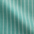 SUPER FINE WOOL STRIPE SHIRT #GREEN STRIPE [A25SS01WW]