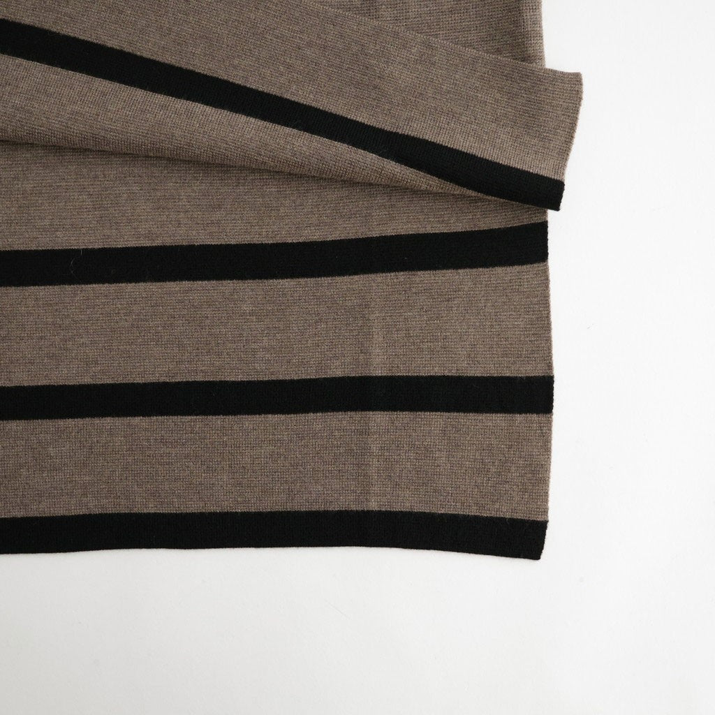 Rugby Shirt #BEIGE BROWN×BLACK [I26AW-K8]