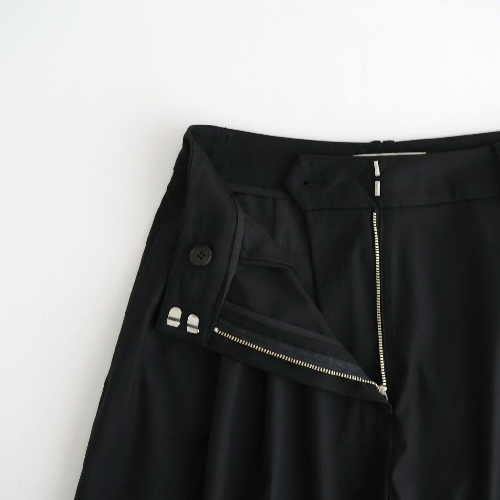 Lightweight Tuck Trousers #BLK [12610723]