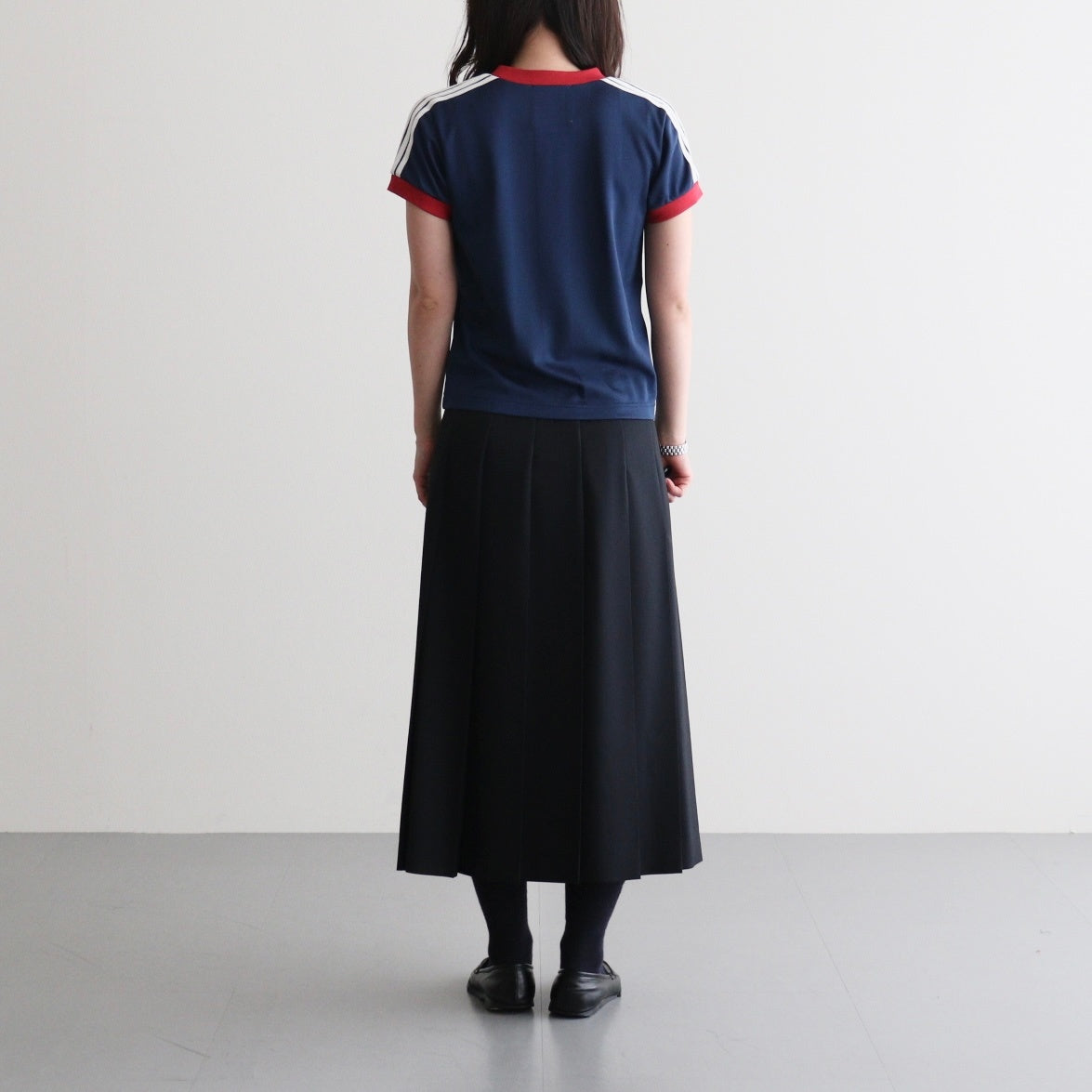 Stripe Uniform T-Shirt #NAVY [I26SS-BC16]