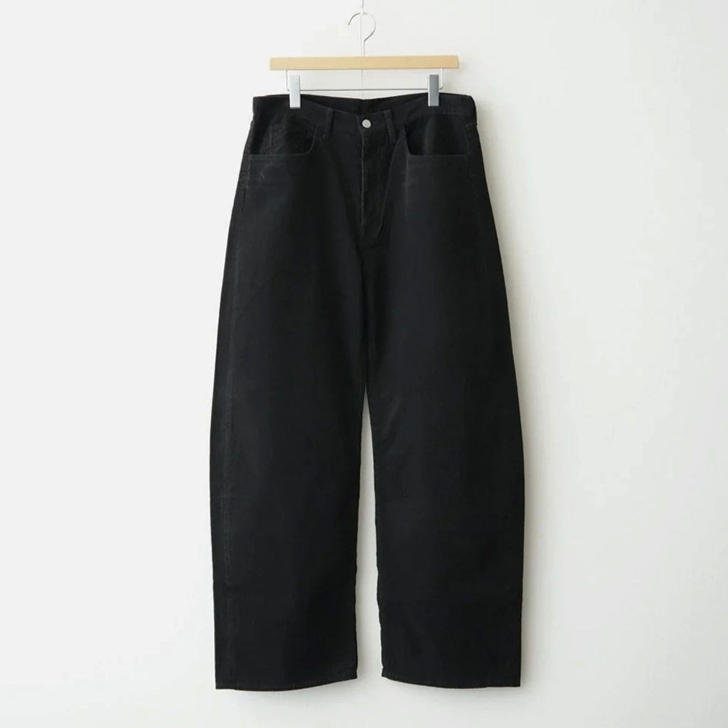 VINTAGE CORDUROY ROUND PANTS #BLACK [ST.1573]