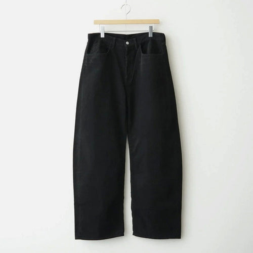 VINTAGE CORDUROY ROUND PANTS #BLACK [ST.1573]