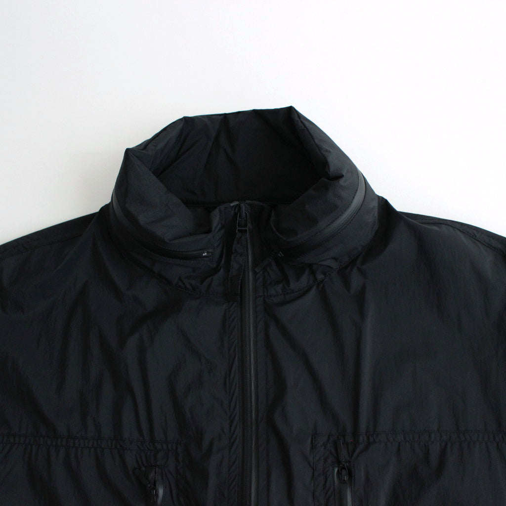 NYLON UTILITY OVER COAT #BLACK [YK24SS0631C]