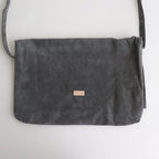 pig flap shoulder bag big #dark gray [ur-rb-pfb]