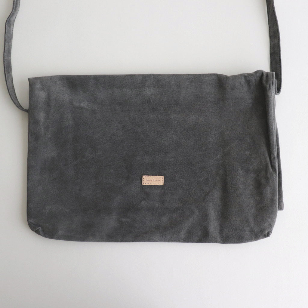 pig flap shoulder bag big #dark gray [ur-rb-pfb]