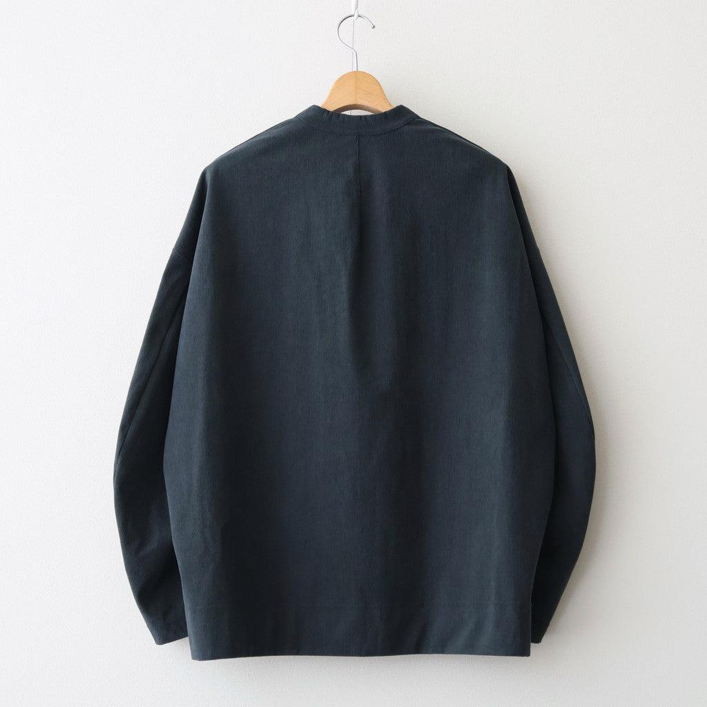 FSNMTD - ポリエステル・経編コーデュロイ カーディガン #90 Grey [SN_FR1501TD]