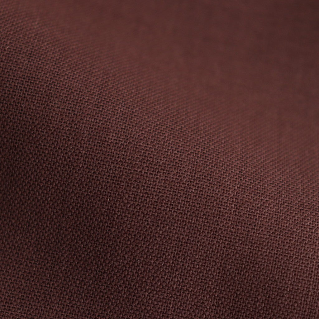 WOOL KID MOHAIR HOP SACK TWO-TUCK SLACKS #BURGUNDY [A25SP02MH]