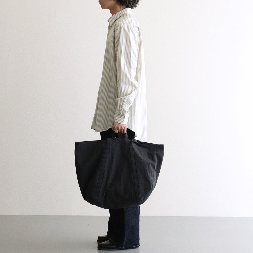 SHRINK WRAP TOTE BAG #BLACK [K042S]