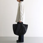 SHRINK WRAP TOTE BAG #BLACK [K042S]