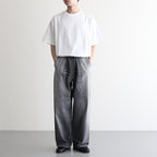 Selvage Denim Two Tuck Pants #BLACK_LIGHT FADE [GU253-40061LB]