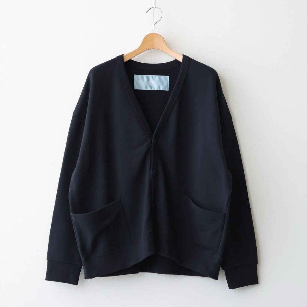 ワイドSWカーディガン #BLACK [D126-J836]
