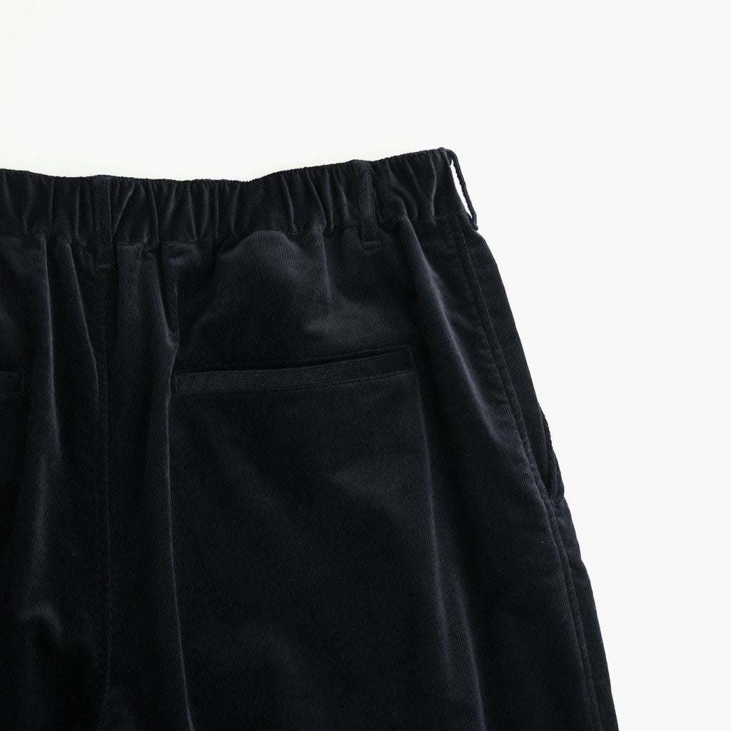 AIR CORDUROY WIDE TROUSERS #BLACK [FSC263-40087]