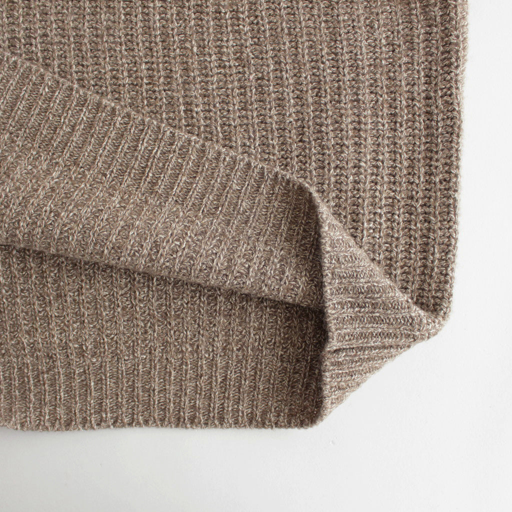 WILD NATURE YARN ‘HOMIE’ SWEATER #TERRACOTTA [NG23W-03SW01C]