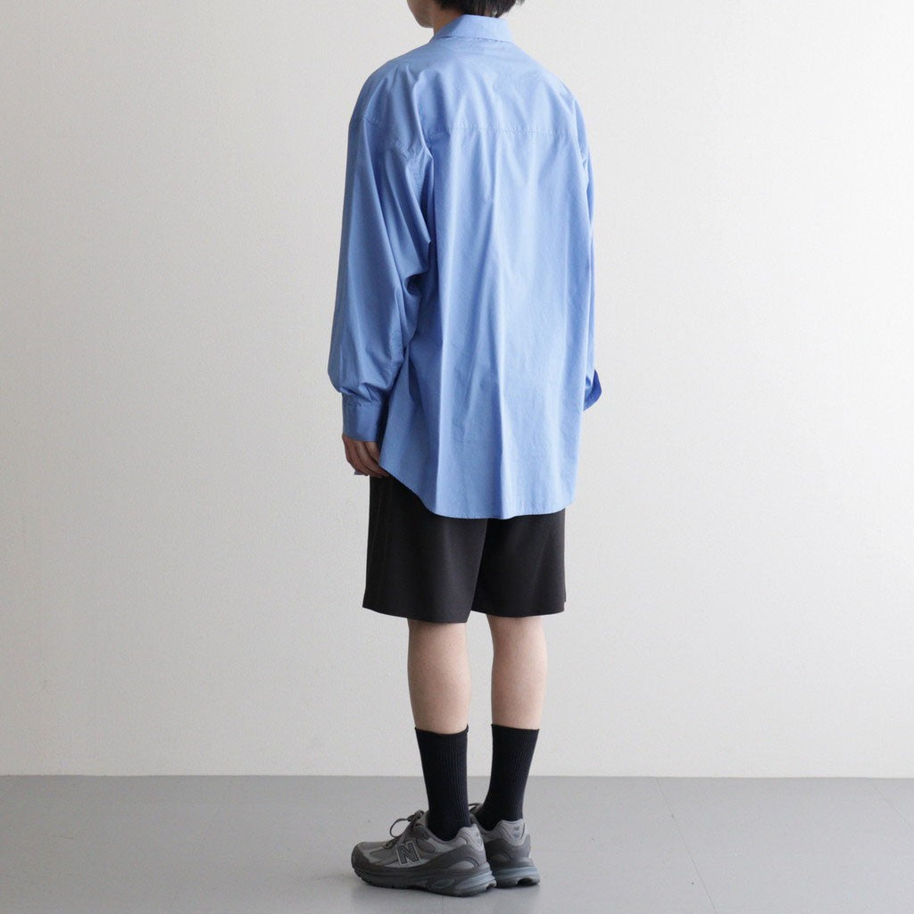 Wool Washer Tropical 2Pleated Easy Shorts #CARBON [YK26SS01174P]