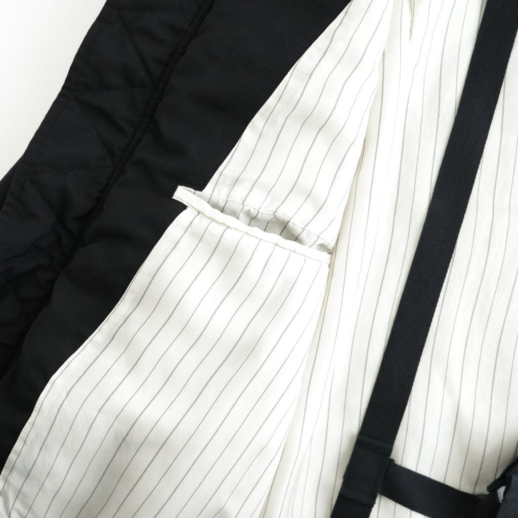 Fulled Wool Twill Flight Jacket #BLACK [GU263-30411]