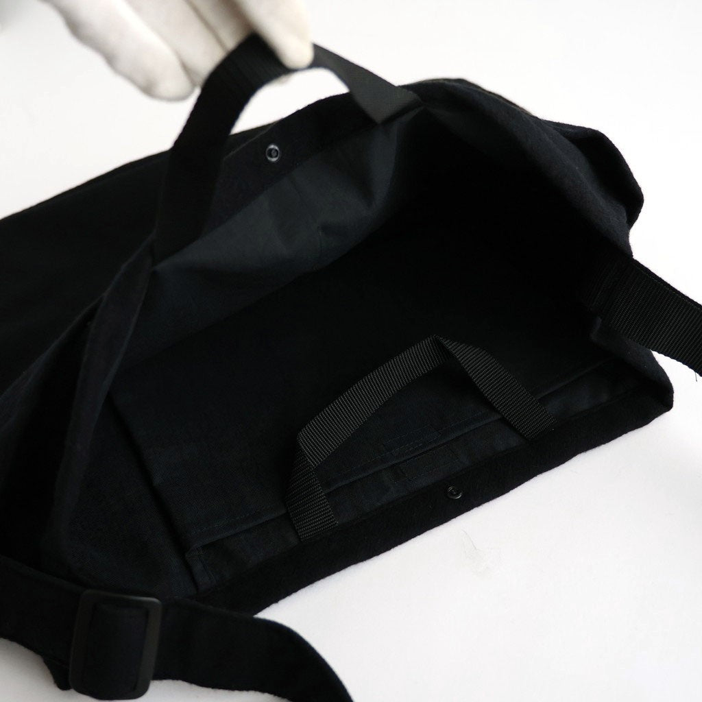SHUKUJU WOOL US HELMET BAG #BLACK [K038W]
