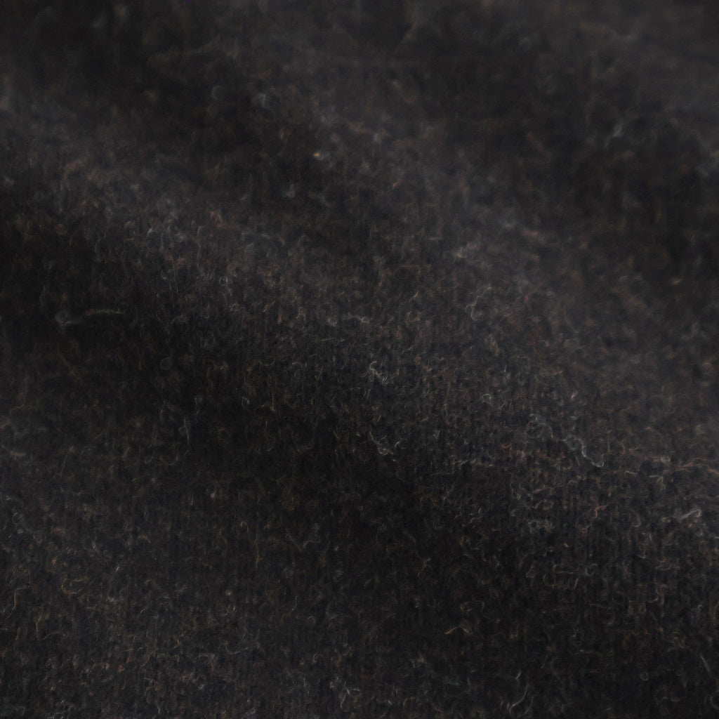 縮絨ウールワイドフーディー #DARK BROWN [D225-T391]